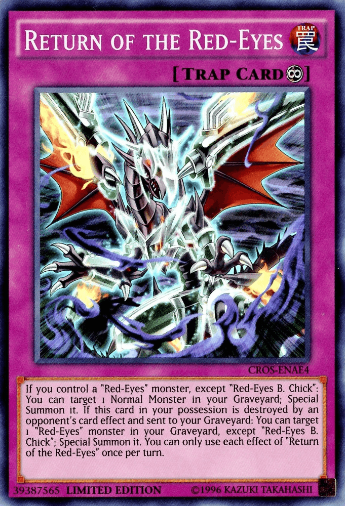 Return of the Red-Eyes [CROS-ENAE4] Super Rare - POKÉ JEUX
