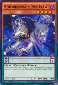 Performapal Silver Claw [MP16-EN101] Common - POKÉ JEUX