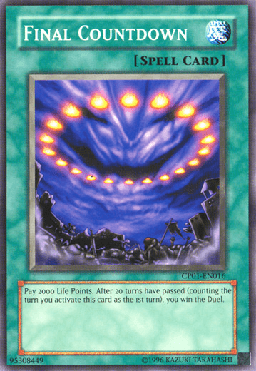 Final Countdown [CP01-EN016] Common - POKÉ JEUX