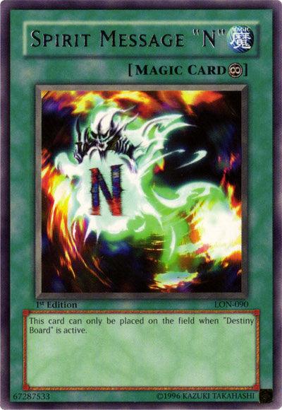 Spirit Message "N" [LON-090] Rare - POKÉ JEUX