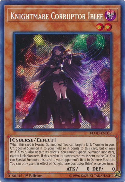 Knightmare Corruptor Iblee [FLOD-EN017] Secret Rare - POKÉ JEUX