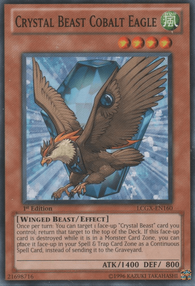 Crystal Beast Cobalt Eagle [LCGX-EN160] Common - POKÉ JEUX