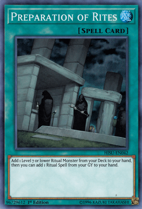 Preparation of Rites [HISU-EN042] Super Rare - POKÉ JEUX