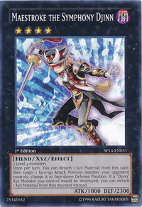 Maestroke the Symphony Djinn [SP14-EN031] Starfoil Rare - POKÉ JEUX