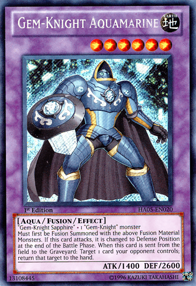 Gem-Knight Aquamarine [HA05-EN020] Secret Rare - POKÉ JEUX