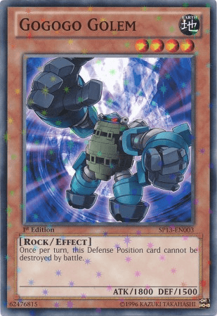 Gogogo Golem [SP13-EN003] Starfoil Rare - POKÉ JEUX