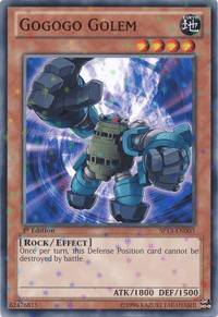 Gogogo Golem [SP13-EN003] Starfoil Rare - POKÉ JEUX