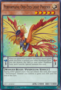 Performapal Odd-Eyes Light Phoenix [SP17-EN032] Common - POKÉ JEUX