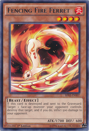 Fencing Fire Ferret [BP03-EN107] Rare - POKÉ JEUX