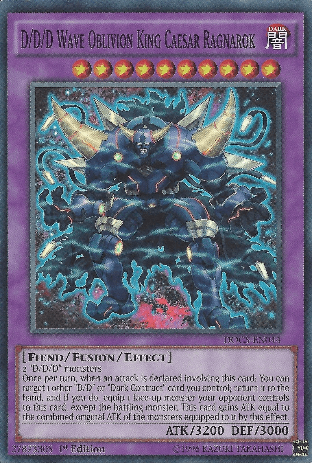 D/D/D Wave Oblivion King Caesar Ragnarok [DOCS-EN044] Super Rare - POKÉ JEUX