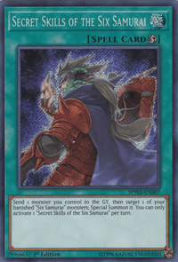 Secret Skills of the Six Samurai [SPWA-EN007] Secret Rare - POKÉ JEUX