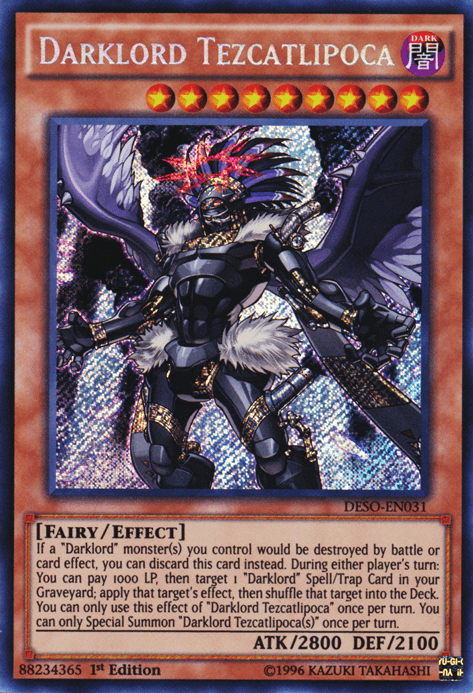 Darklord Tezcatlipoca [DESO-EN031] Secret Rare - POKÉ JEUX