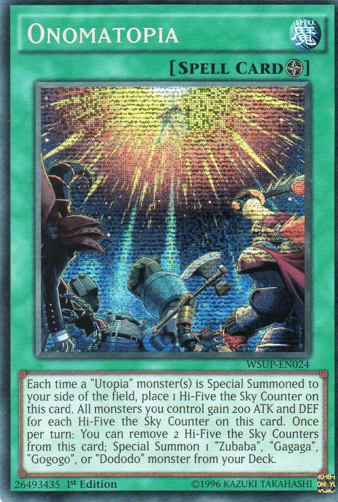 Onomatopia [WSUP-EN024] Secret Rare - POKÉ JEUX