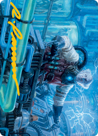 Ludevic, Necrogenius Art Card (Gold-Stamped Signature) [Innistrad: Midnight Hunt Art Series]