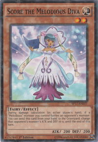 Score the Melodious Diva [SP17-EN031] Starfoil Rare - POKÉ JEUX