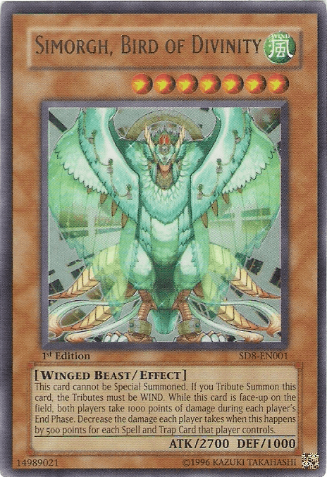 Simorgh, Bird of Divinity [SD8-EN001] Ultra Rare - POKÉ JEUX