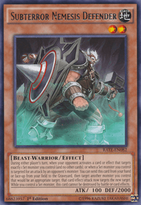 Subterror Nemesis Defender [RATE-EN082] Rare - POKÉ JEUX