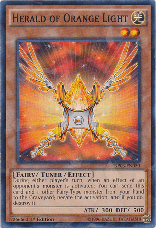 Herald of Orange Light [BP03-EN050] Shatterfoil Rare - POKÉ JEUX