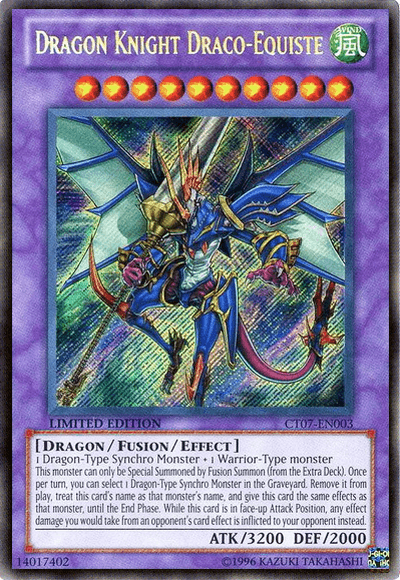 Dragon Knight Draco-Equiste [CT07-EN003] Secret Rare - POKÉ JEUX