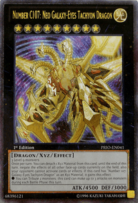 Number C107: Neo Galaxy-Eyes Tachyon Dragon [PRIO-EN041] Super Rare - POKÉ JEUX