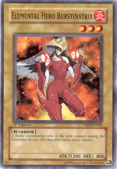 Elemental HERO Burstinatrix [YSDJ-EN006] Common - POKÉ JEUX