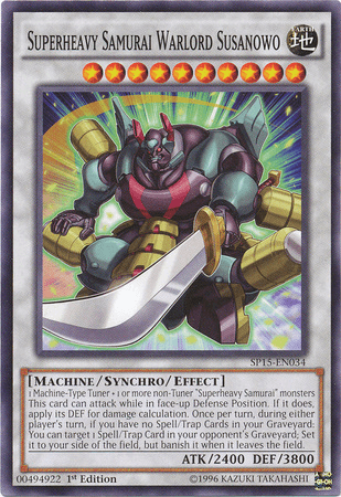 Superheavy Samurai Warlord Susanowo [SP15-EN034] Common - POKÉ JEUX