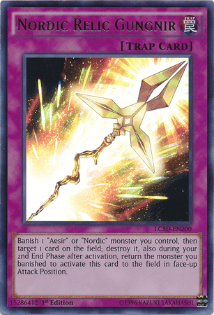 Nordic Relic Gungnir [LC5D-EN200] Ultra Rare - POKÉ JEUX