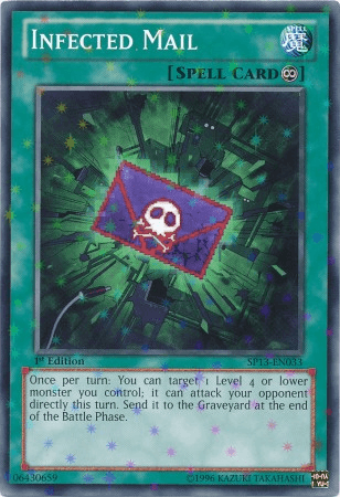 Infected Mail [SP13-EN033] Starfoil Rare - POKÉ JEUX