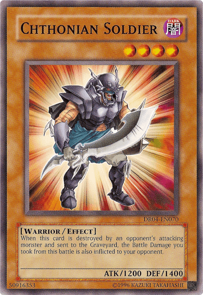 Chthonian Soldier [DR04-EN070] Common - POKÉ JEUX