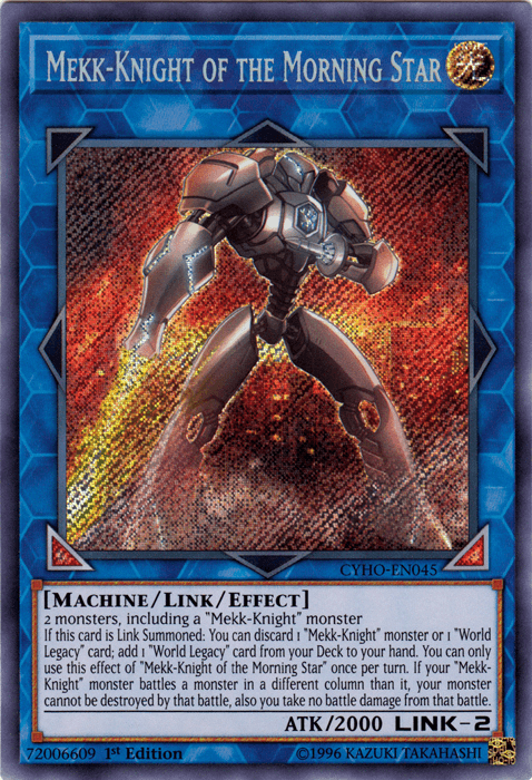 Mekk-Knight of the Morning Star [CYHO-EN045] Secret Rare - POKÉ JEUX
