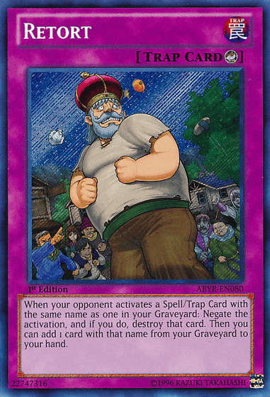 Retort [ABYR-EN080] Secret Rare - POKÉ JEUX