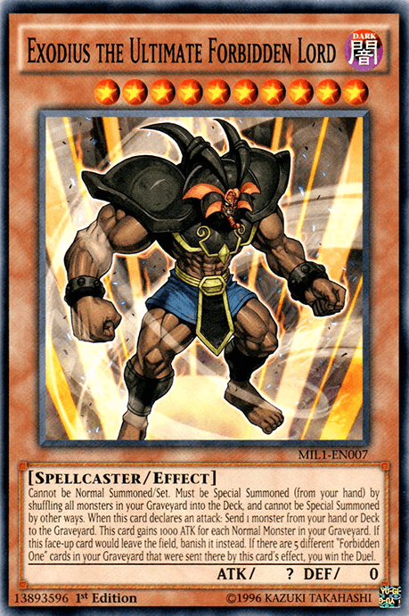 Exodius the Ultimate Forbidden Lord [MIL1-EN007] Common - POKÉ JEUX
