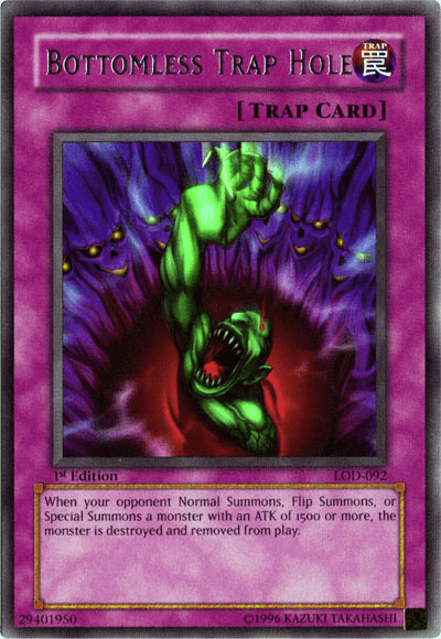 Bottomless Trap Hole [LOD-092] Rare - POKÉ JEUX