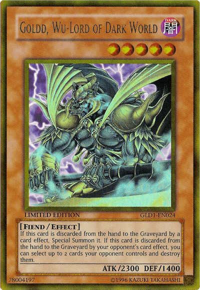 Goldd, Wu–Lord of Dark World [GLD1-EN024] Gold Rare - POKÉ JEUX
