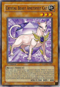 Crystal Beast Amethyst Cat [FOTB-EN002] Common - POKÉ JEUX