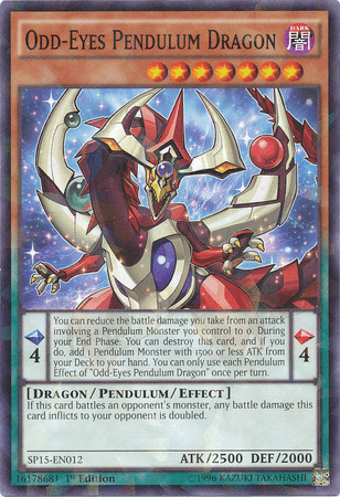 Odd-Eyes Pendulum Dragon [SP15-EN012] Shatterfoil Rare - POKÉ JEUX