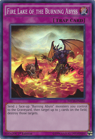 Fire Lake of the Burning Abyss [NECH-EN086] Super Rare - POKÉ JEUX