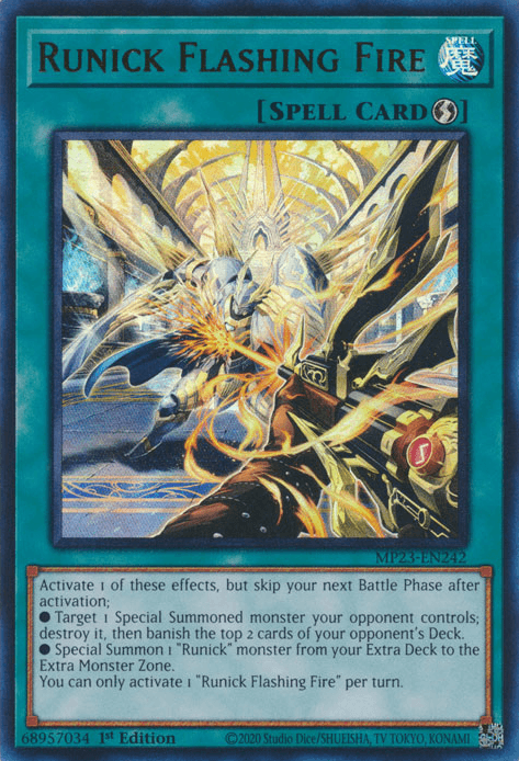 Runick Flashing Fire [MP23-EN242] Ultra Rare - POKÉ JEUX