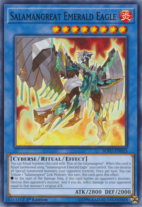 Salamangreat Emerald Eagle [SOFU-EN033] Common - POKÉ JEUX