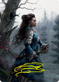 Mina Harker Art Card (Gold-Stamped Signature) [Innistrad: Crimson Vow Art Series]