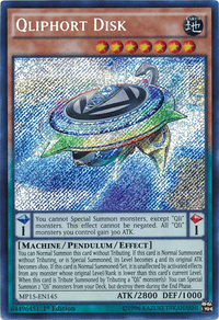 Qliphort Disk [MP15-EN145] Secret Rare - POKÉ JEUX