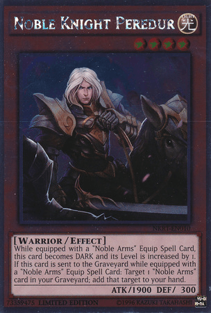 Noble Knight Peredur [NKRT-EN010] Platinum Rare - POKÉ JEUX