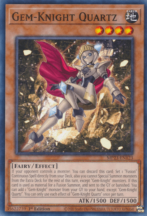 Gem-Knight Quartz [MP23-EN123] Common - POKÉ JEUX