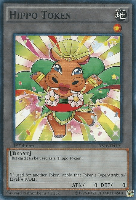 Hippo Token (Orange) [YS16-ENT01] Common - POKÉ JEUX
