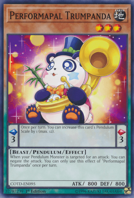Performapal Trumpanda [COTD-EN095] Common - POKÉ JEUX