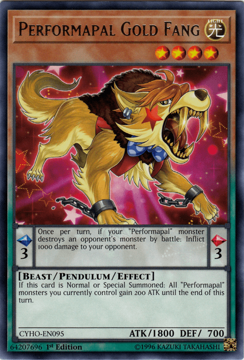 Performapal Gold Fang [CYHO-EN095] Rare - POKÉ JEUX