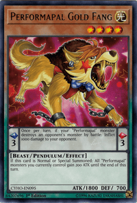 Performapal Gold Fang [CYHO-EN095] Rare - POKÉ JEUX
