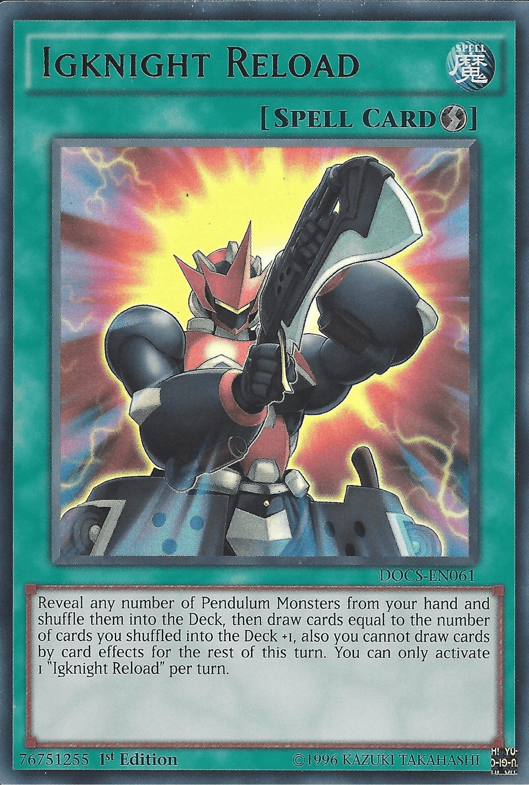 Igknight Reload [DOCS-EN061] Ultra Rare - POKÉ JEUX