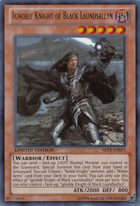 Ignoble Knight of Black Laundsallyn [ABYR-ENSP1] Ultra Rare - POKÉ JEUX