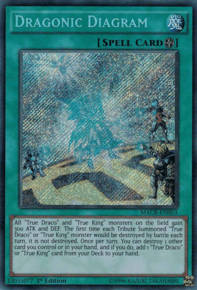 Dragonic Diagram [MACR-EN053] Secret Rare - POKÉ JEUX